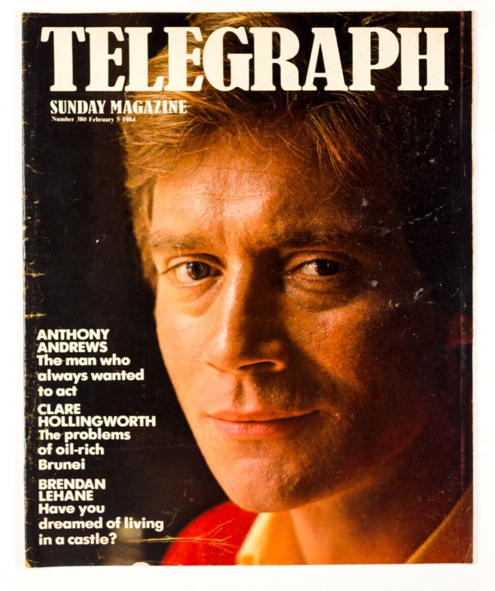 ANTHONY ANDREWS Brunei BRENDAN LEHANE Telegraph magazine 1984 Juliet Stevenson