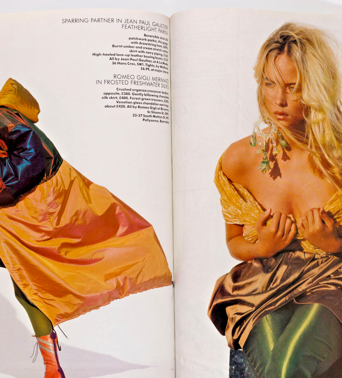 Peter Lindbergh HELENA CHRISTENSEN Christy Turlington GALLIANO Talisa Soto VOGUE