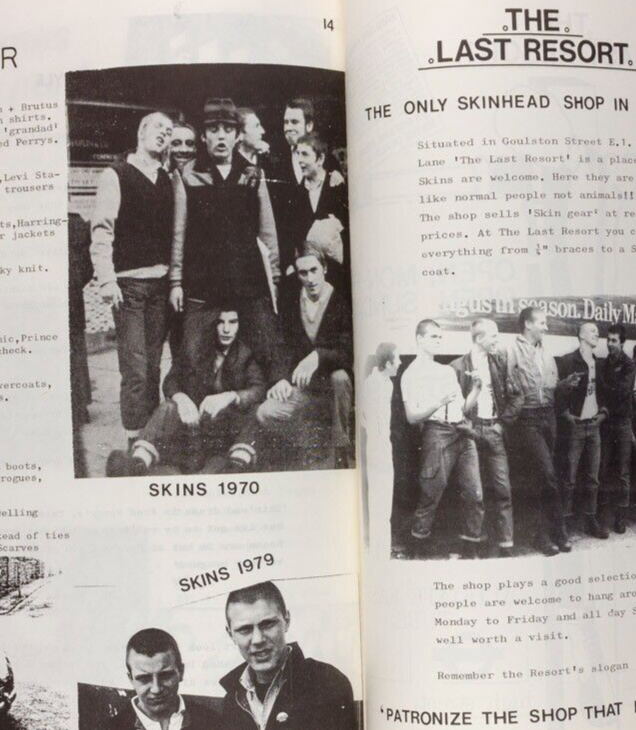 SKINS The Last Resort PUNK Sham 69 DEREK RIDGERS Skinhead Girls ZINE magazine 2