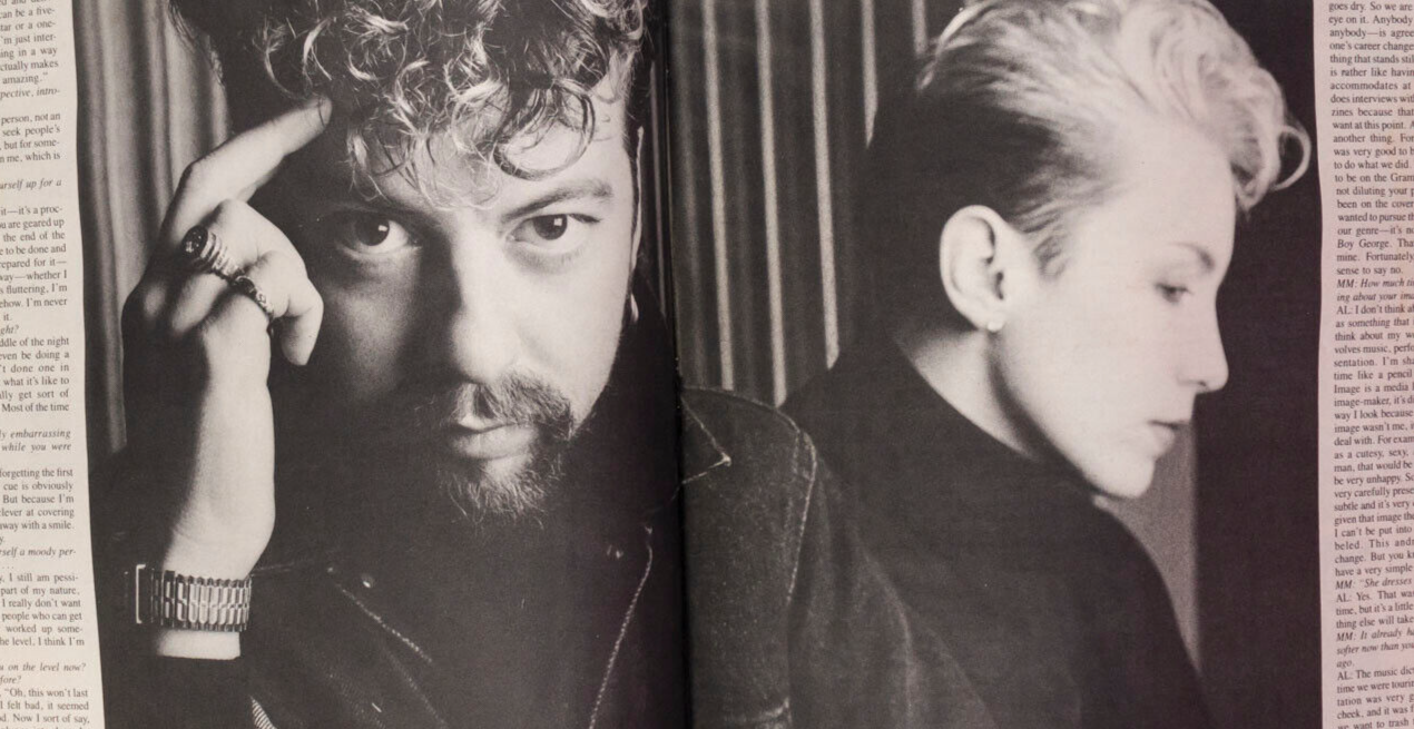 Eurythmics PETER GARRETT Leigh Bowery MICHAEL CLARK Trojan INTERVIEW MAGAZINE US