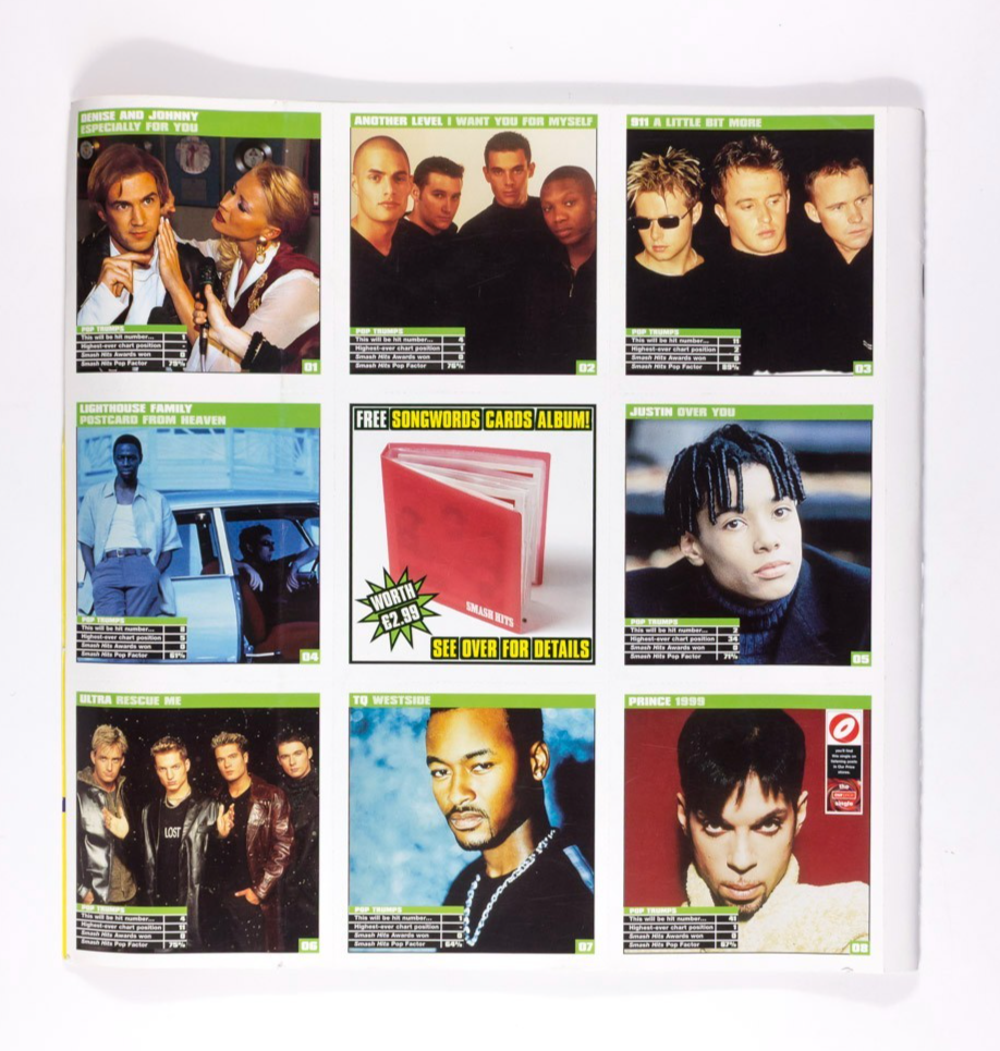 THE SPICE GIRLS All Saints STEPS Smash Hits UK December 1998 Graeme Squires FIVE