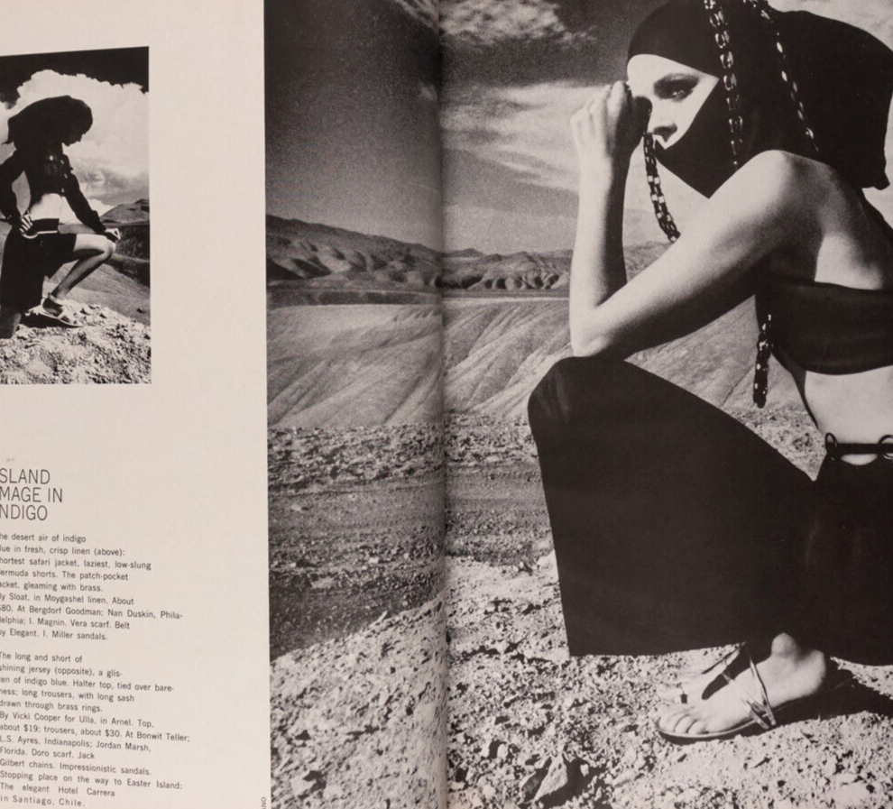 Heide Wiedeck EASTER ISLAND Chile INDIA Iris Murdoch BILL BRANDT Harper's Bazaar