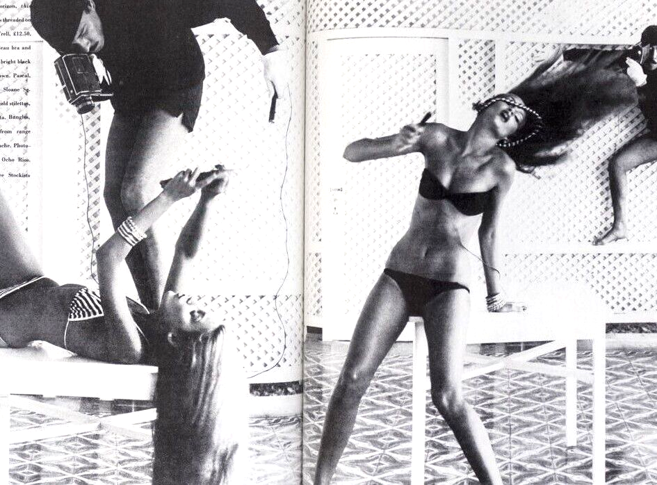 Jerry Hall ANTONIO LOPEZ Norman Parkinson TERENCE DONOVAN Jamaica TOSCANI  Vogue