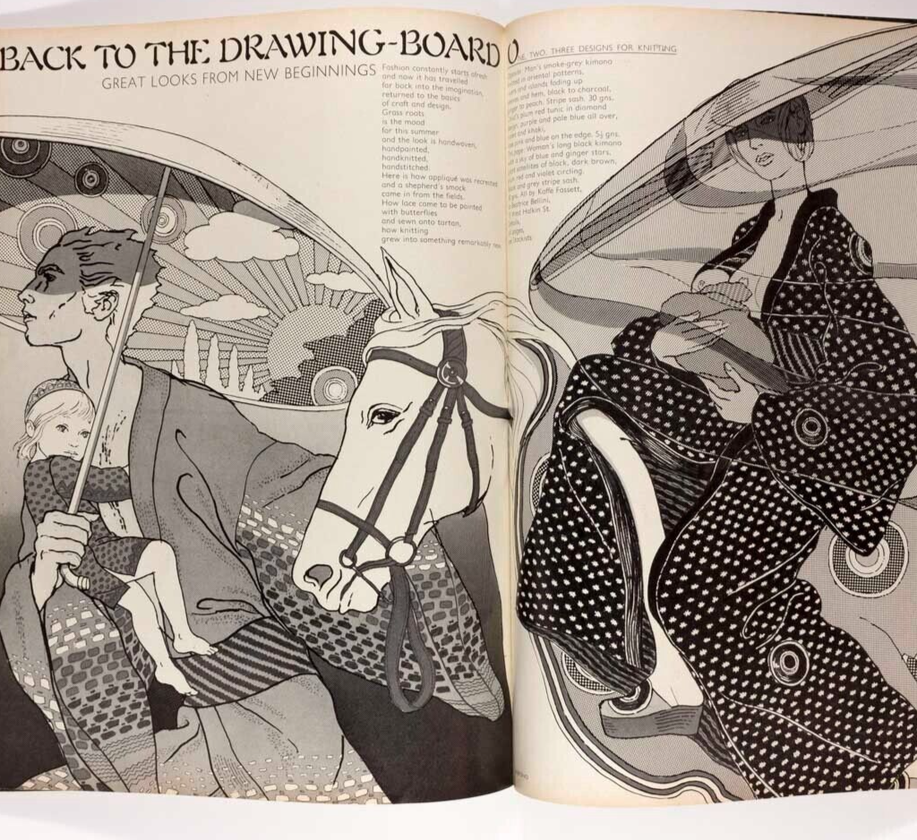 HELMUT BERGER Penelope Tree MORECOMBE & WISE Antonio Lopez INGRID BOULTING Vogue