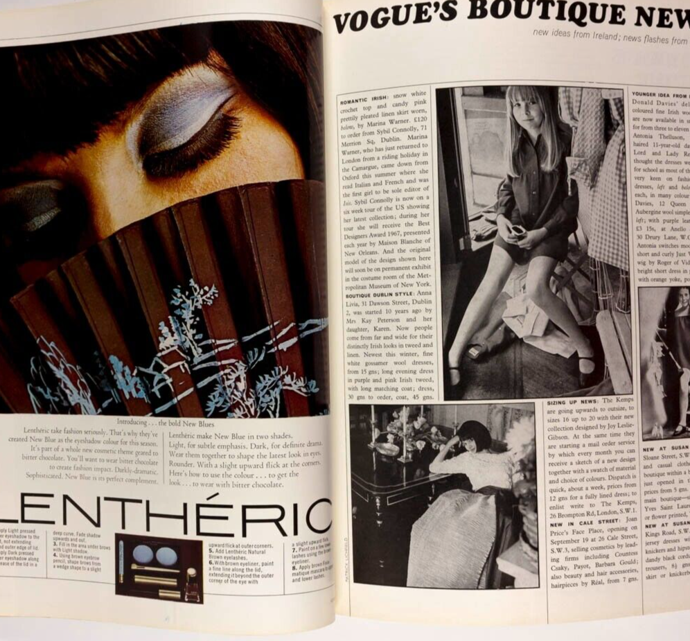 Van Rooy TWIGGY Veruschka VOGUE September 15 1967 Parkinson NEWTON Penelope Tree