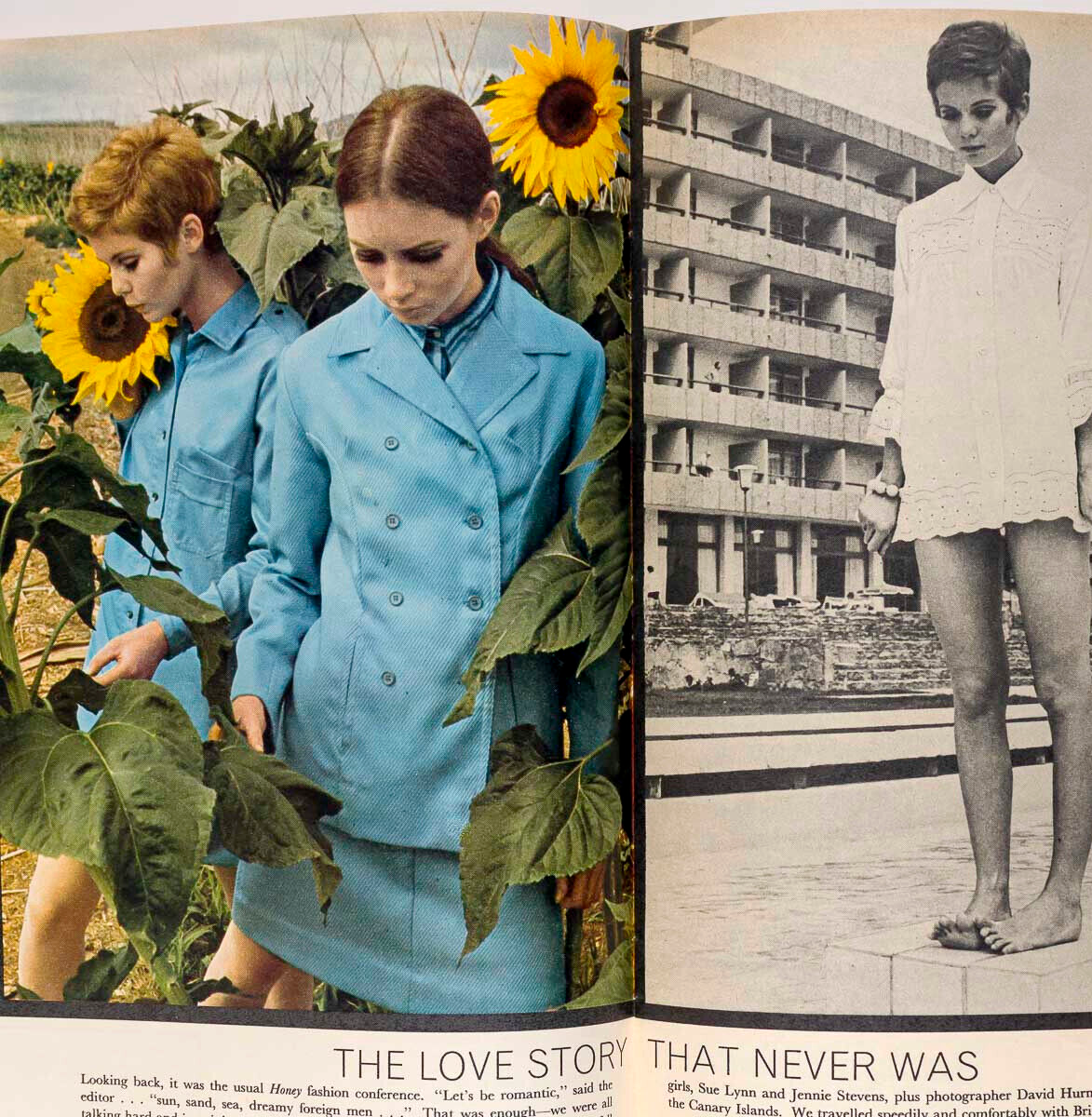 Julie Andrews TWIGGY David Hurn HONEY magazine JILL KENNINGTON Helmut Newton 60s