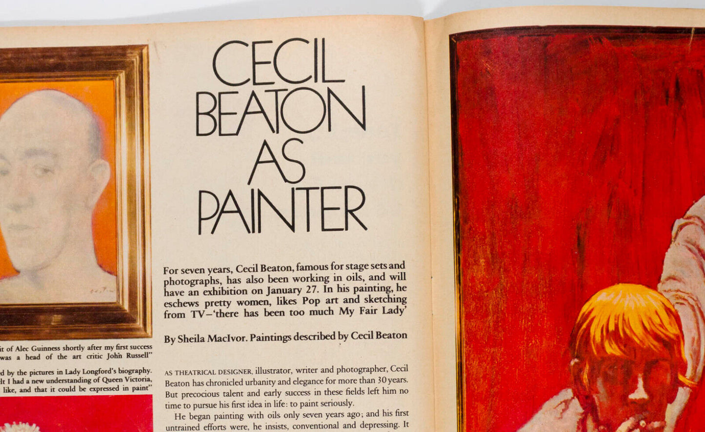 BARBRA STREISAND Funny Girl CECIL BEATON John Betjeman SUEZ ~ Telegraph magazine