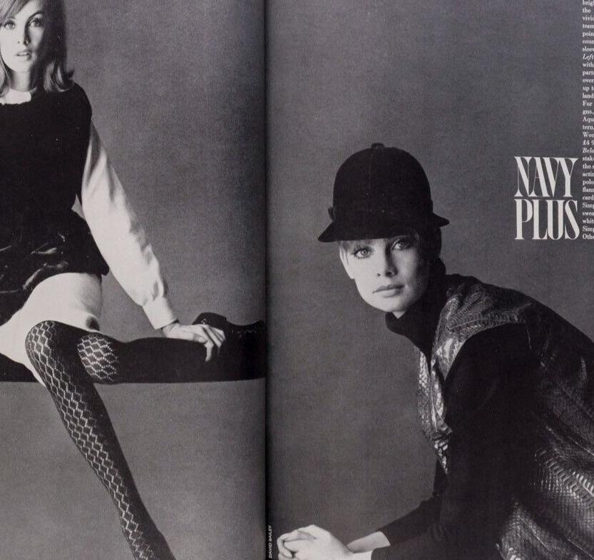 BARBRA STREISAND Jill Kennington BIBA Jean Shrimpton BRUCE DAVIDSON Navy Vogue