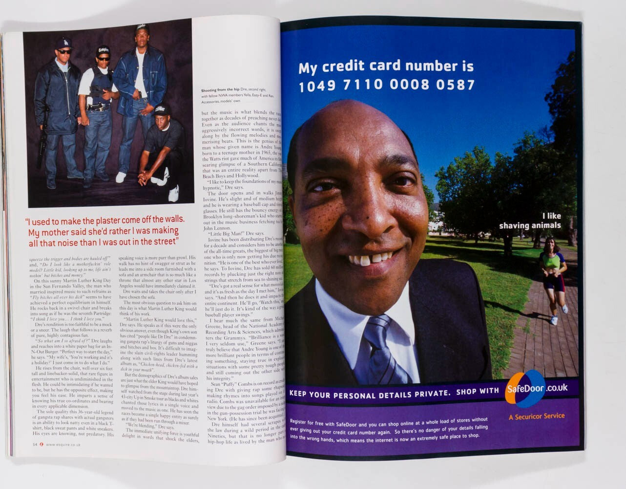 KATE BECKINSALE Lisa Snowdon BOB DYLAN Esquire June 2001 Alice Evans JAKE ARNOTT