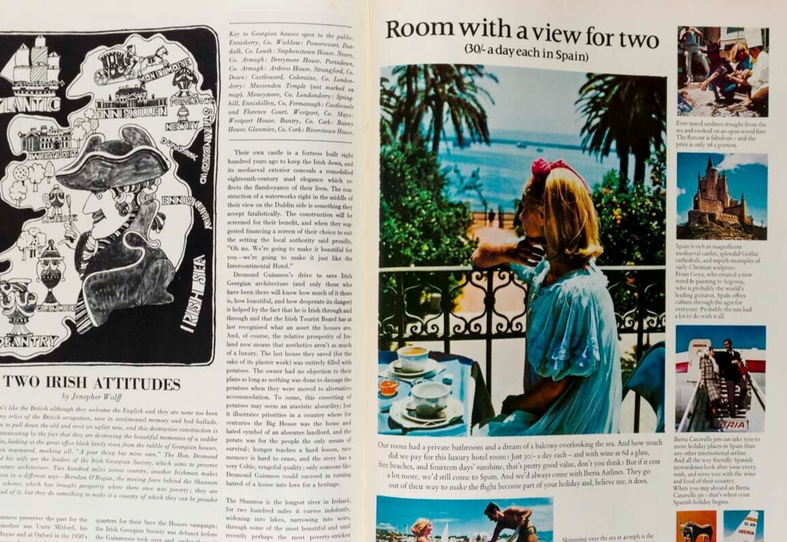 Veruschka JEAN SHRIMPTON Sonia Delaunay VOGUE February 1966 DUFFY Guy Bourdin UK