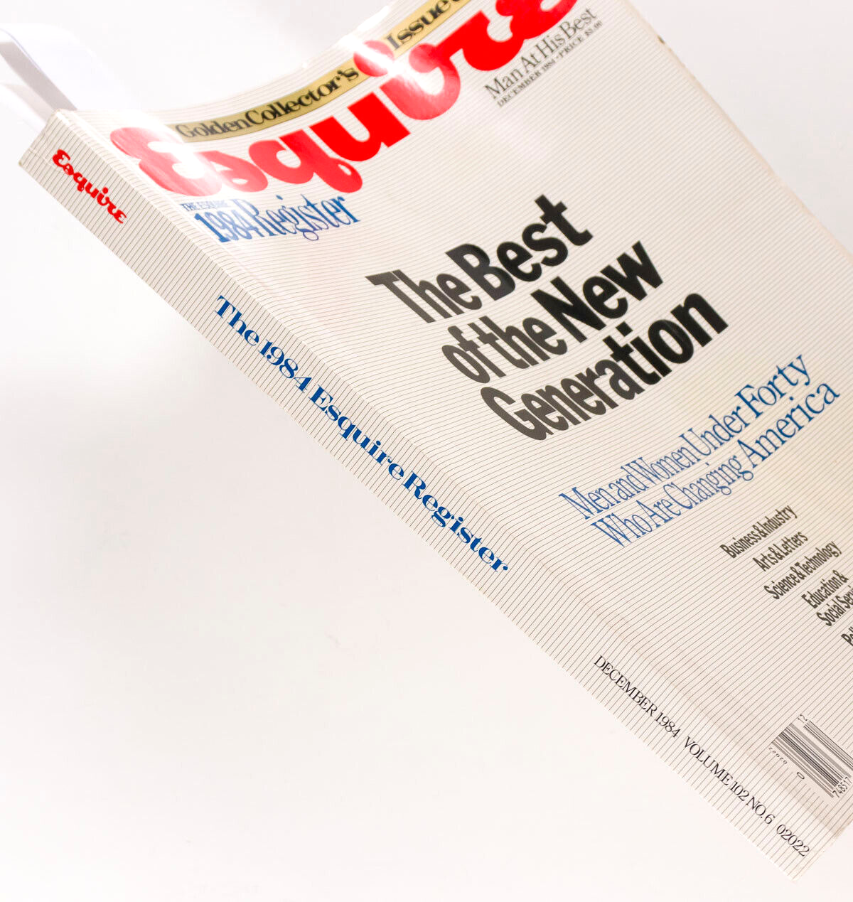 Willi Smith MERYL STREEP Peter Sellers ESQUIRE December 1984 Ed Harris MARSALIS