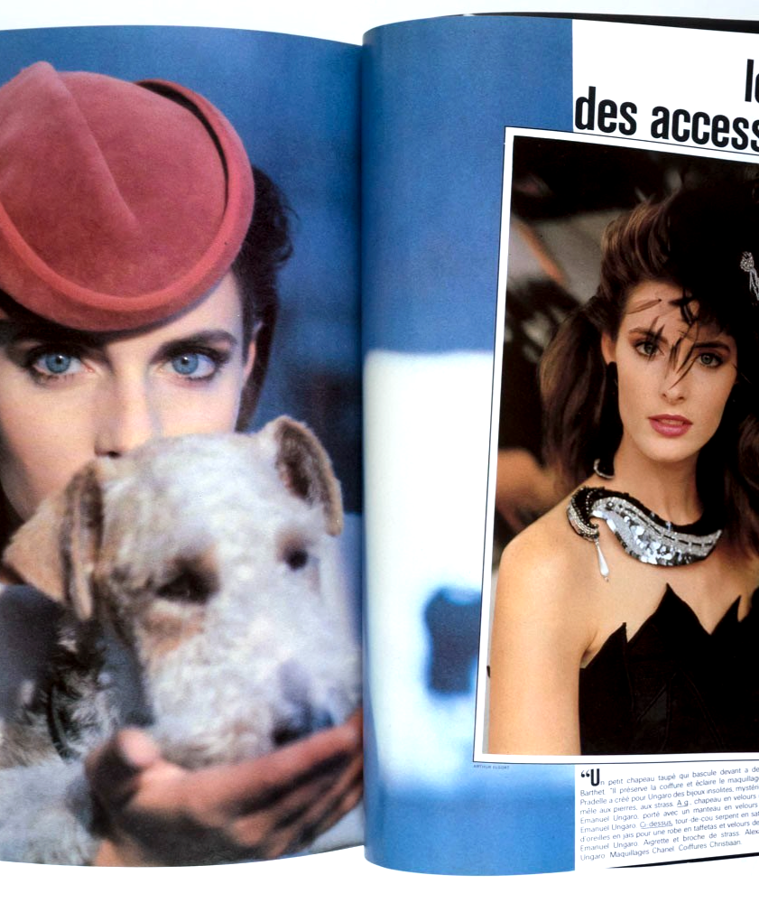 Brooke Shields HELMUT NEWTON Rampling FARRAH FAWCETT Paris Vogue November 1982
