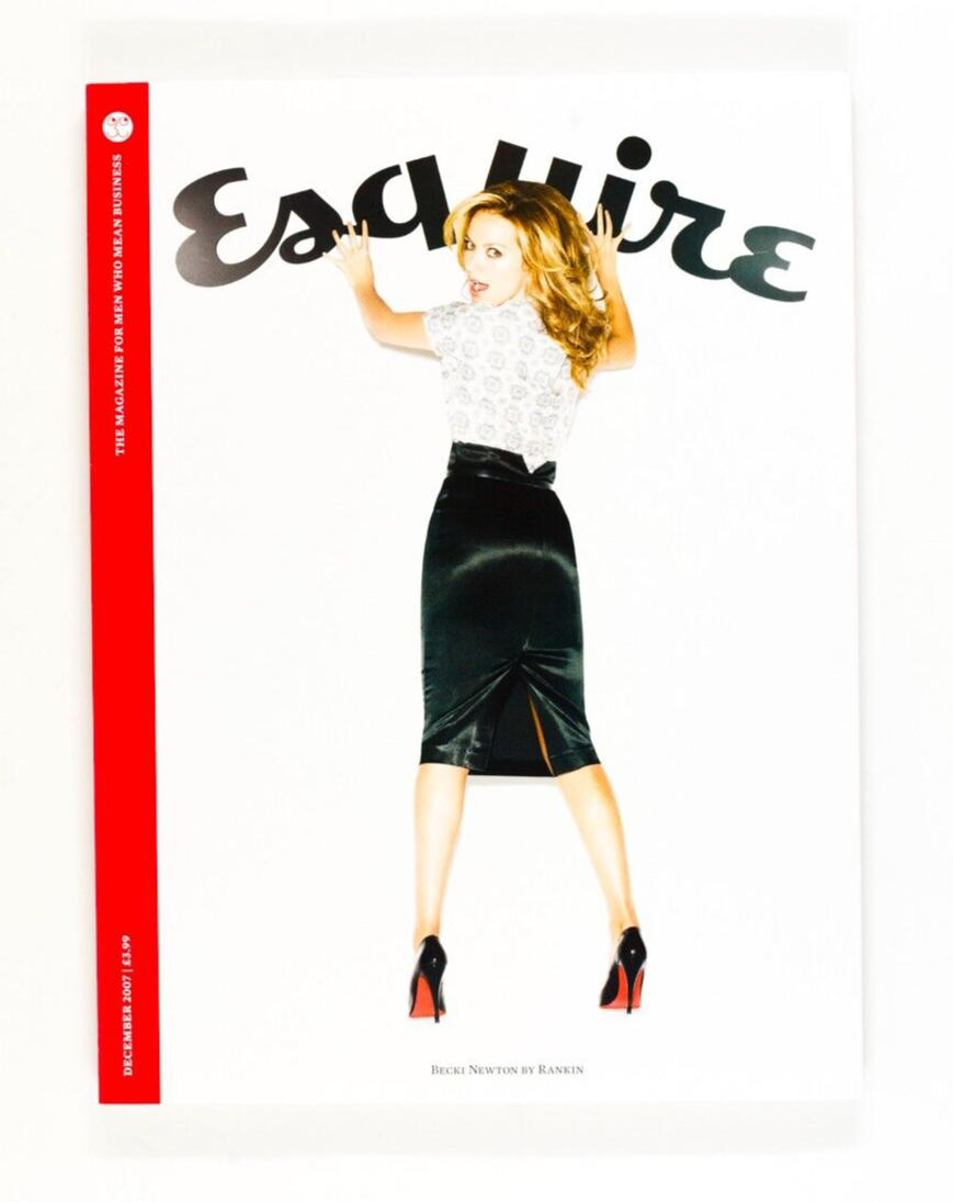 BECKI NEWTON Russell Crowe ADAM THIRLWELL Paul Whitehouse ESQUIRE magazine 2007