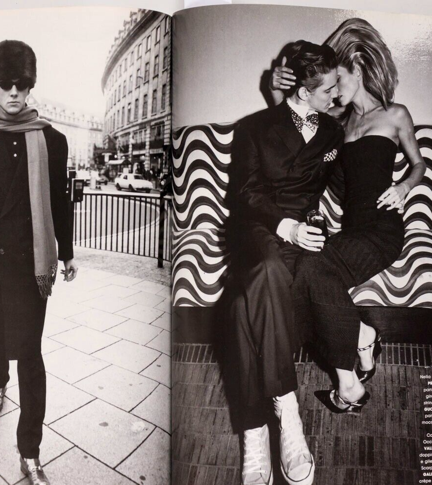 EVA HERZIGOVA Paul Cadmus BRUCE WEBER Streisand BEN KINGSLEY Beaton L'UOMO VOGUE