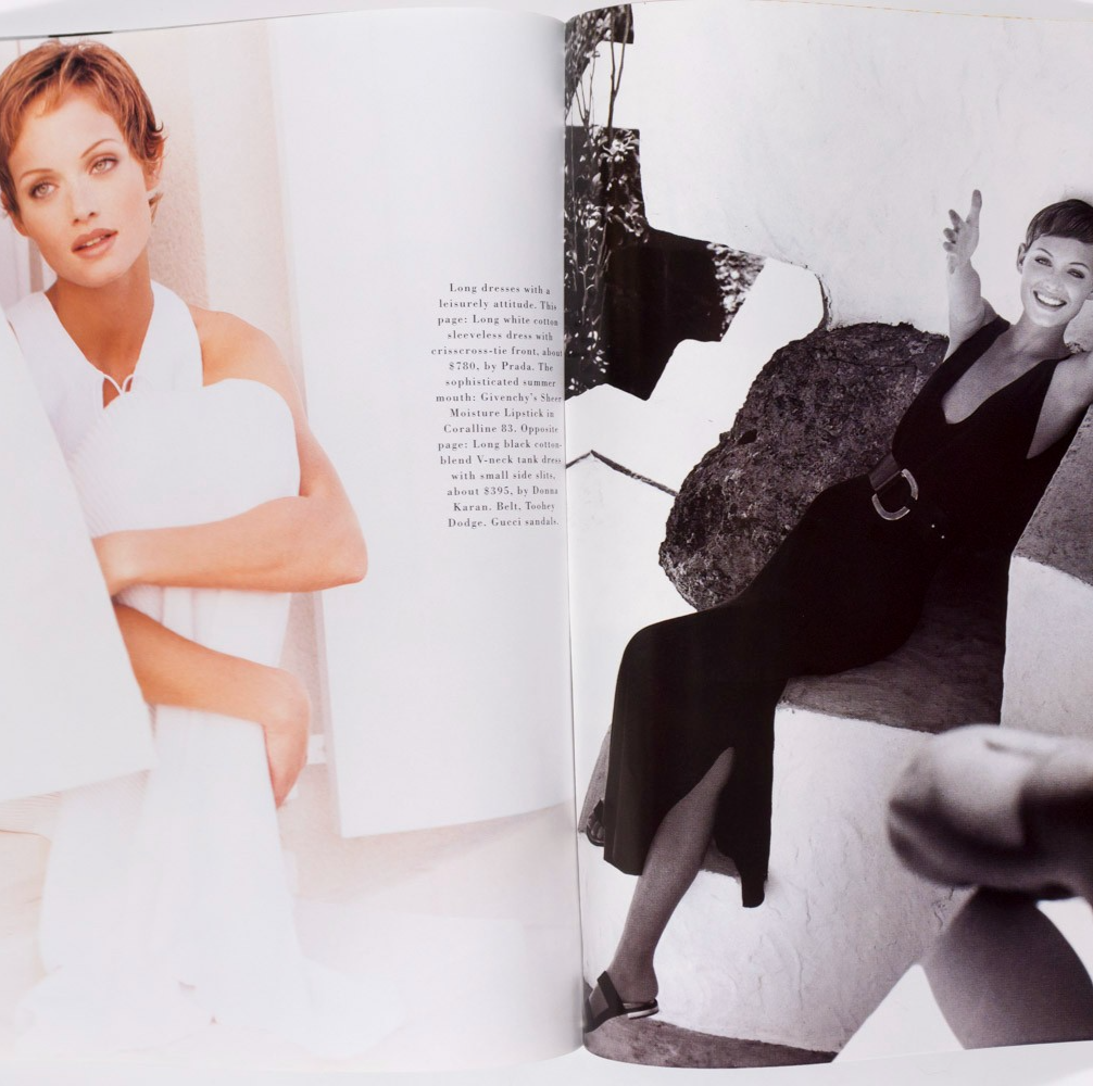 Peter Lindbergh CHRISTY TURLINGTON Anna Nicole Smith SOFIA COPPOLA vtg Harper's