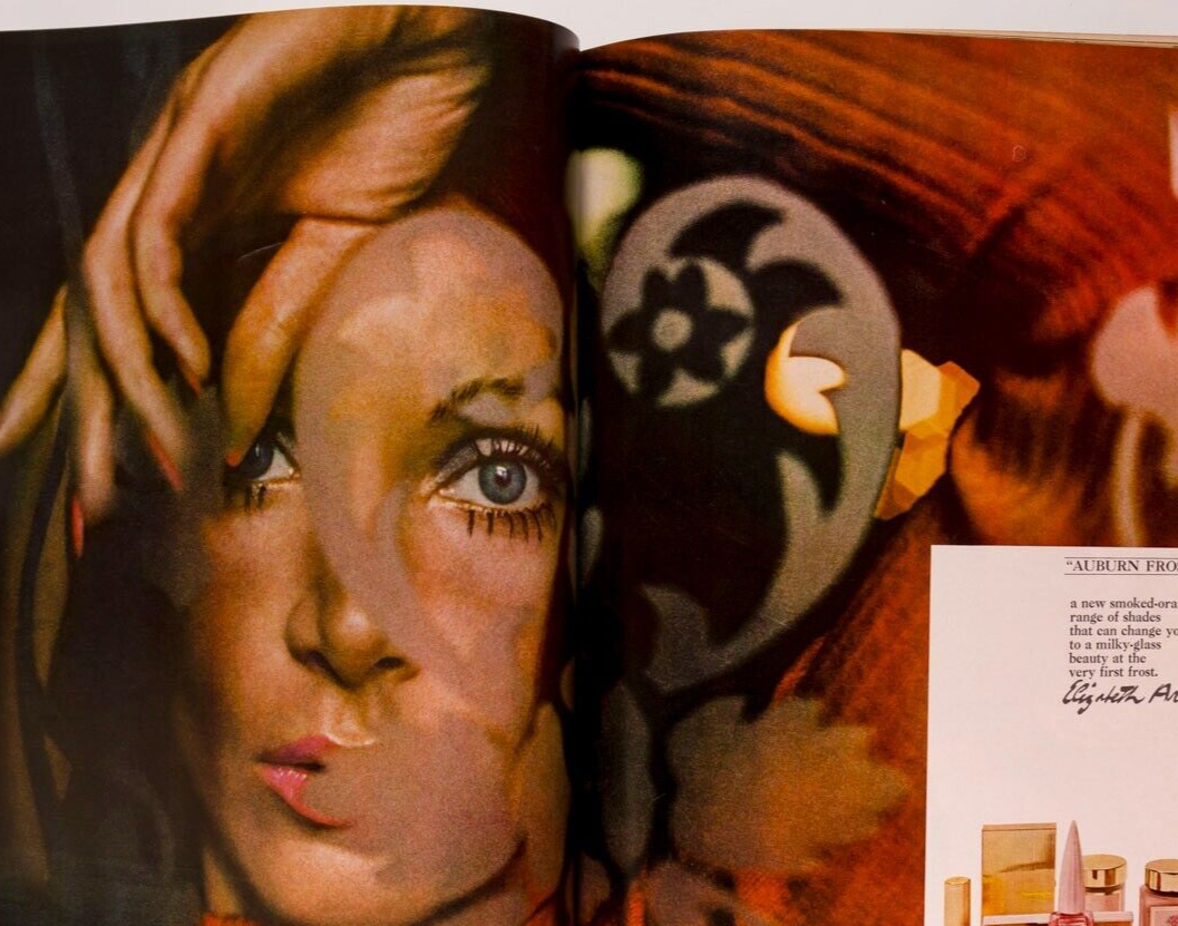 Francoise Rubartelli NAOMI SIMS Audrey Hepburn VOGUE magazine 1968 November PENN