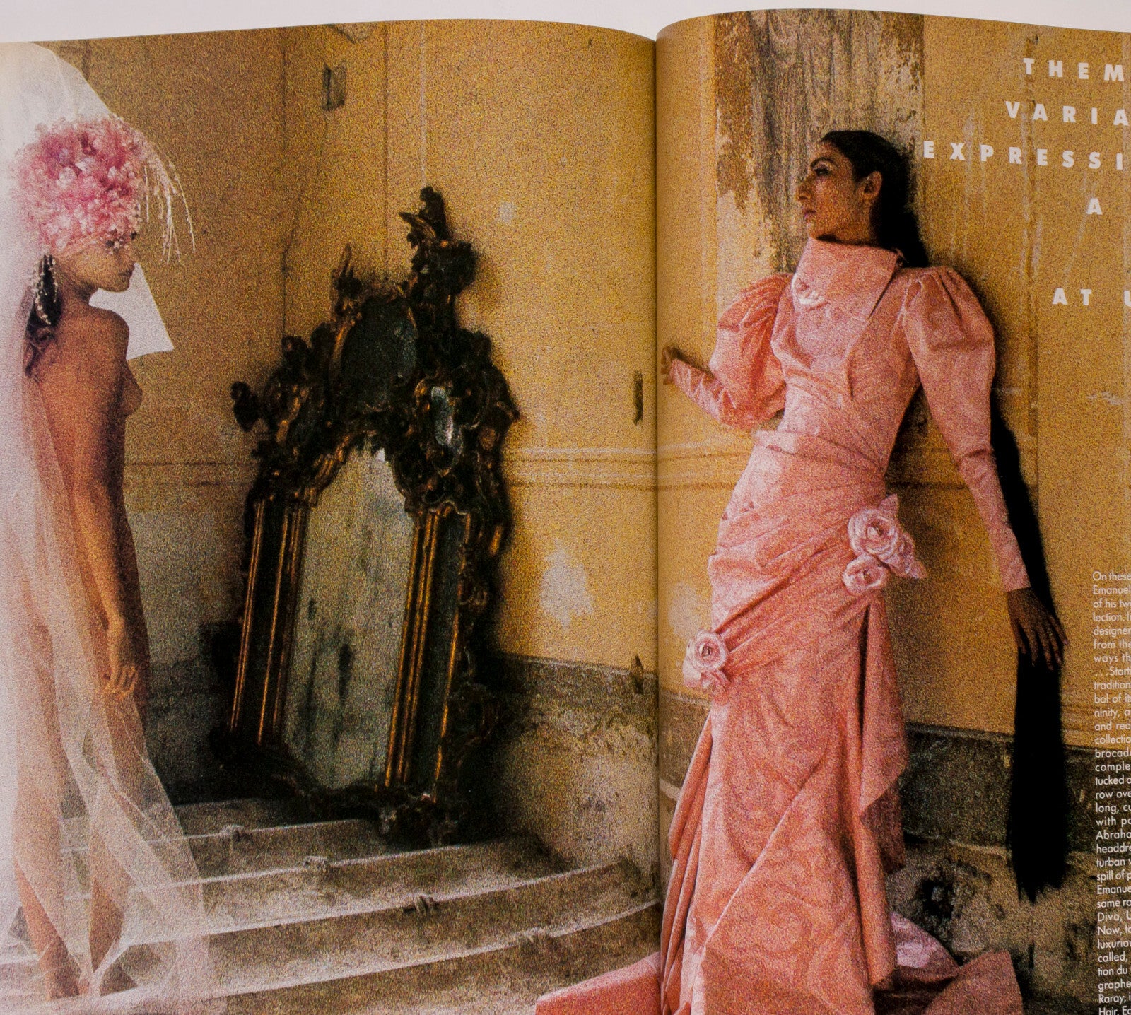 TATJANA PATITZ Deborah Turbeville KELLY LEBROCK Vogue 1985 Ungaro JAPAN Picasso