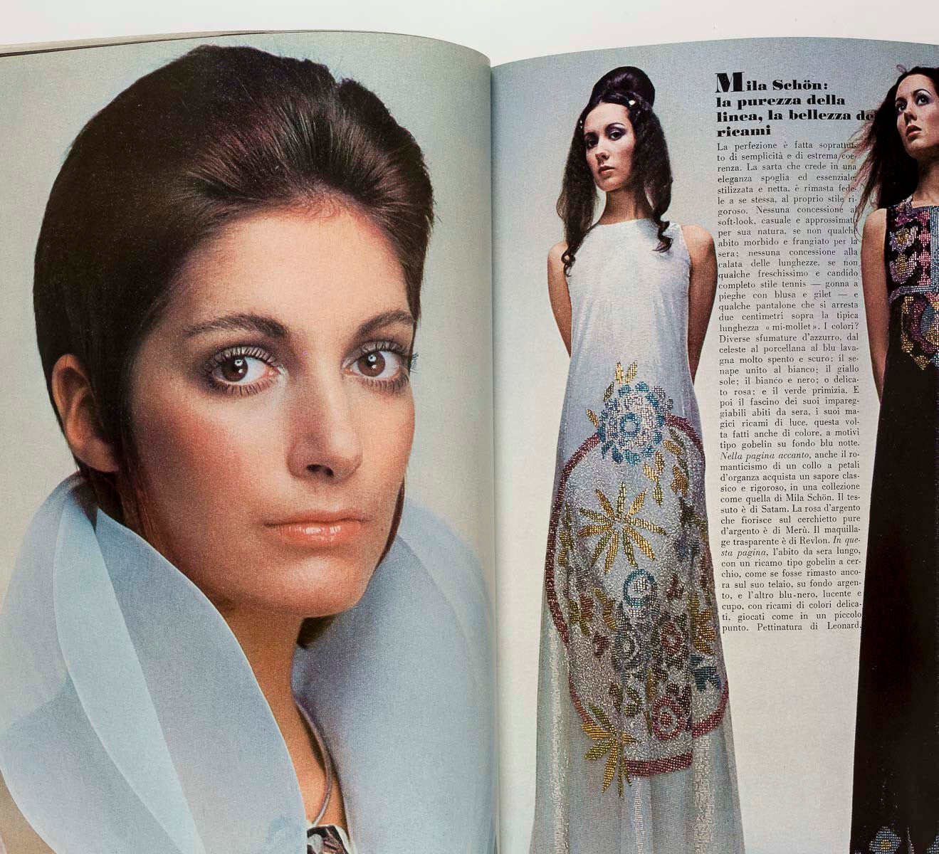 Moyra Swan DAVID BAILEY Barry Lategan COLLECTIONS Summer VOGUE ITALIA March 1970