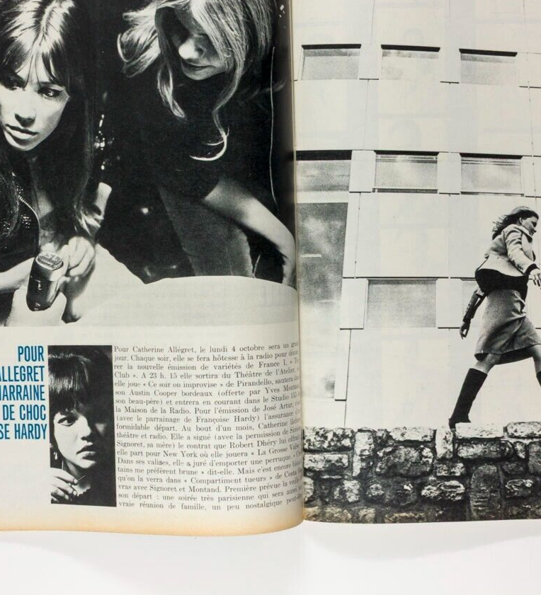 Nicole De Lamarge FRANCOISE HARDY Sylvie Vartan ELLE September 1965 Peter Knapp