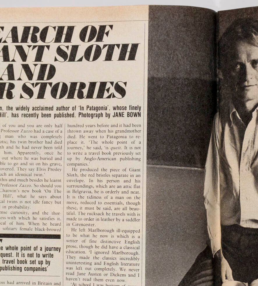 DAVID HOCKNEY Salman Rushdie BRUCE CHATWIN Alan Bennett OBSERVER magazine UK