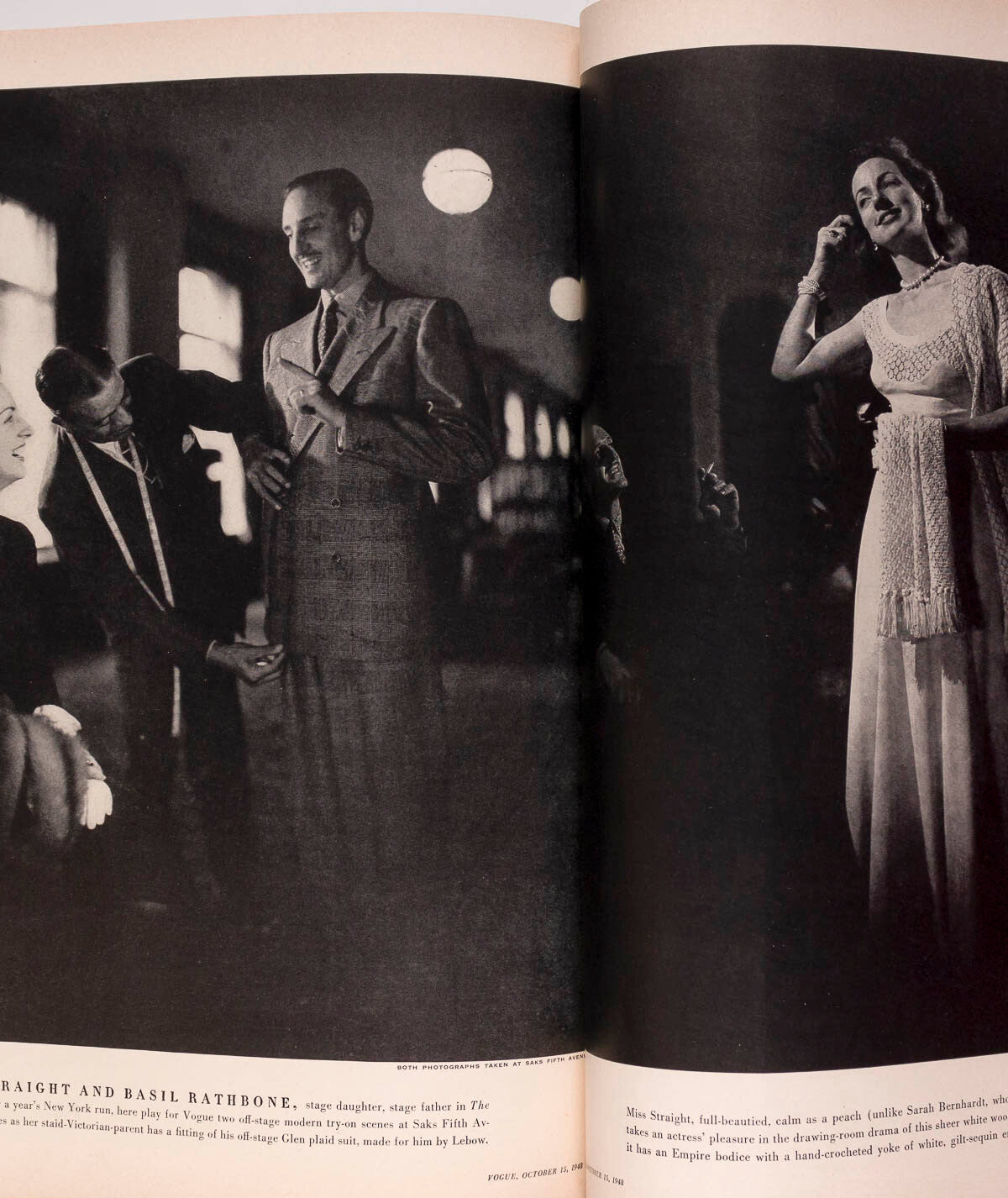 ERWIN BLUMENFELD Capri CARL ERICKSON Horst DOUGLAS FAIRBANKS Vogue magazine VTG