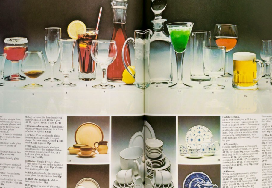 HABITAT catalogue 1976 Crayonne TERENCE CONRAN sofa INTERIOR DESIGN magazine VTG