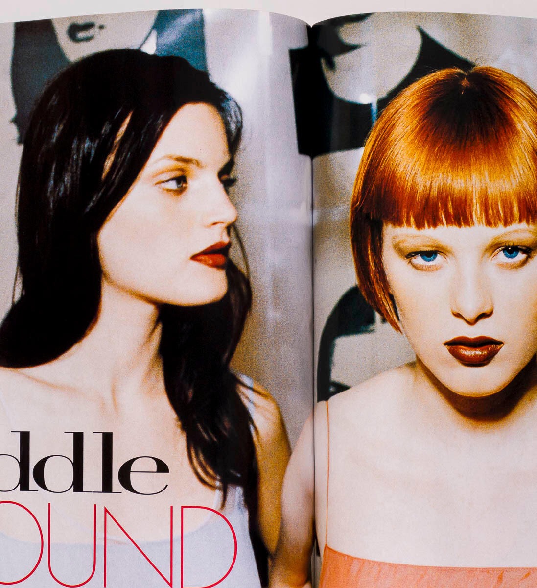 Spice Girls PATSY KENSIT Vogue magazine January 1998 Stella Tennant KAREN ELSON