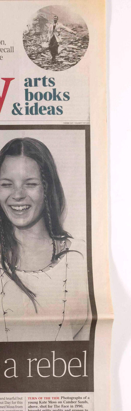 CORINNE DAY Kate Moss THE BLITZ Raymond Brggs SATURDAY REVIEW magazine THE TIMES