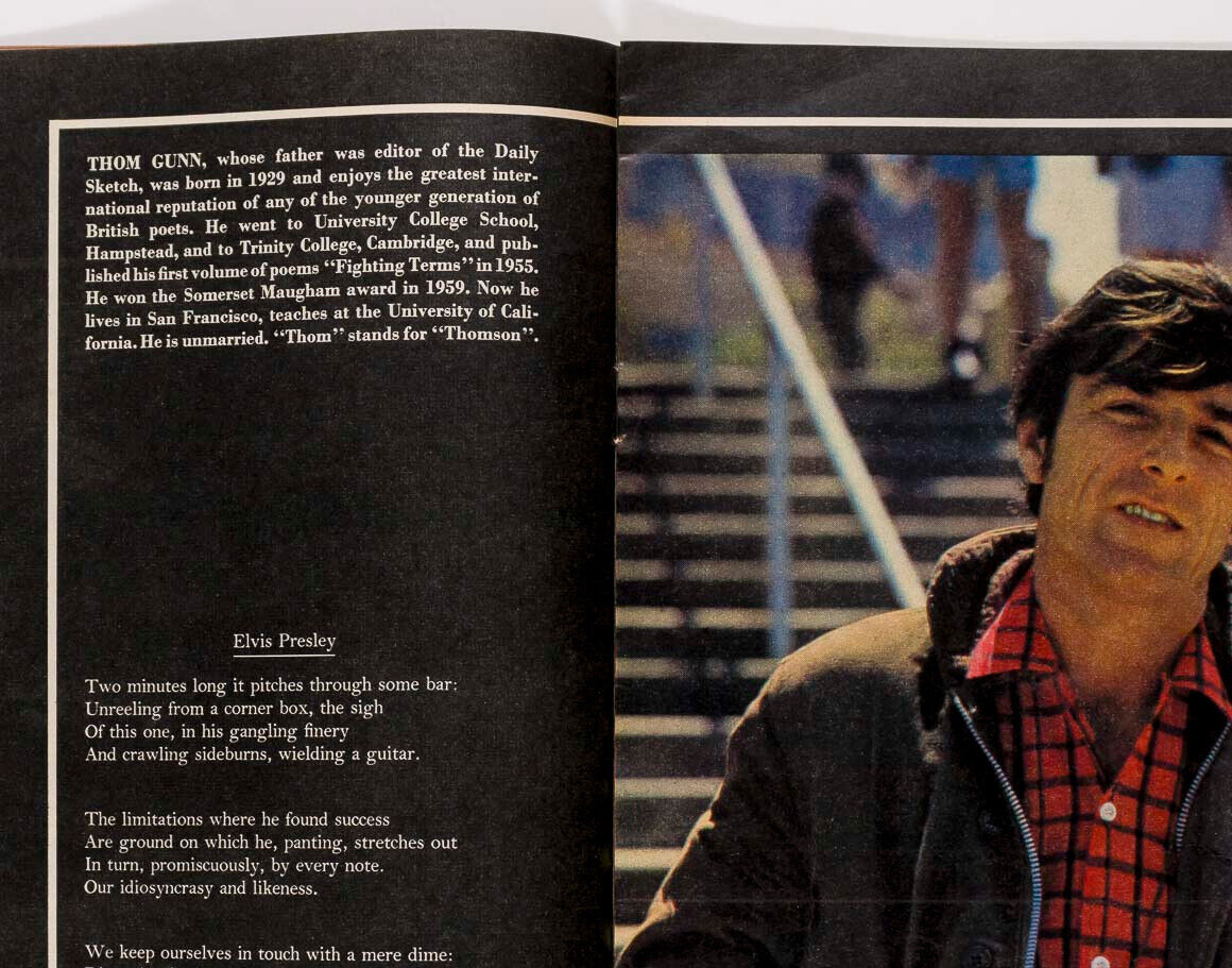 Rosemary Tonks THOM GUNN Ted Hughes PHILIP LARKIN Jane Bown UK Observer magazine