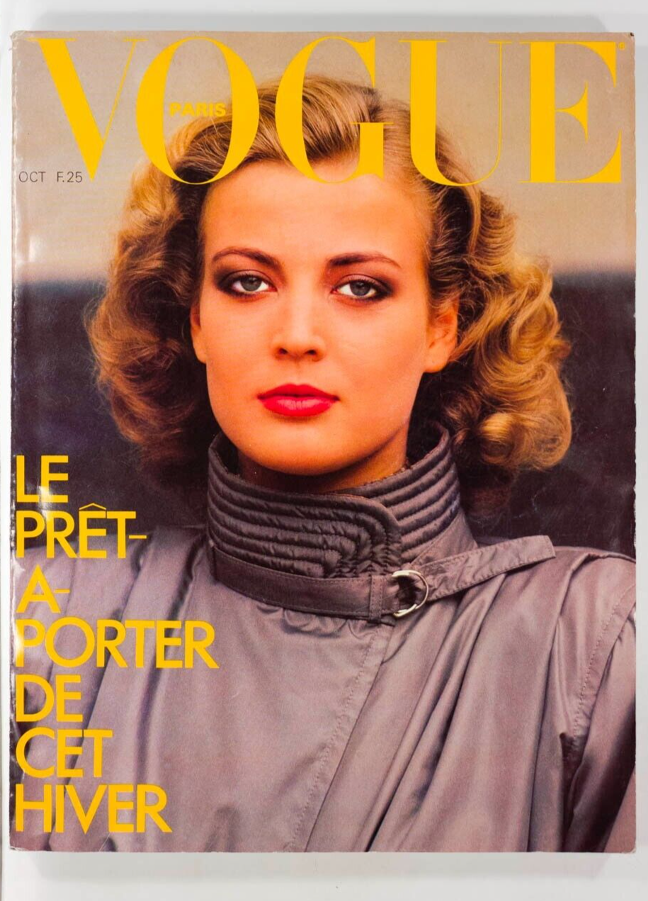 Eva Wallen HELMUT NEWTON Pret-a-porter PARIS VOGUE October 1978 vtg RTW Winter