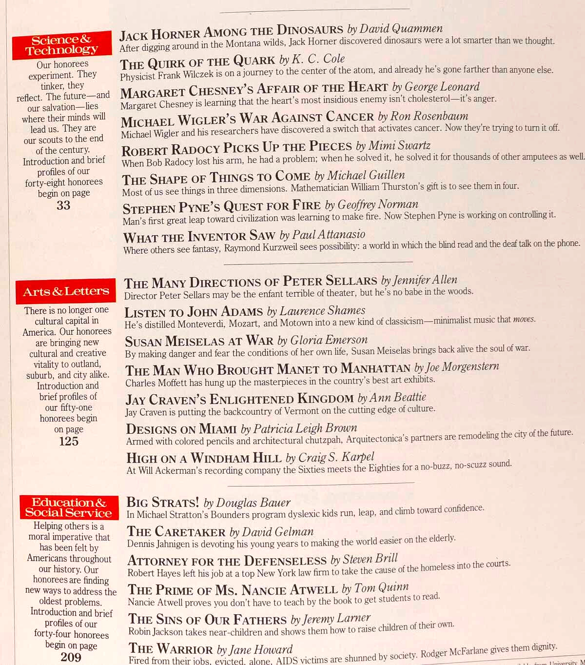 Willi Smith MERYL STREEP Peter Sellers ESQUIRE December 1984 Ed Harris MARSALIS