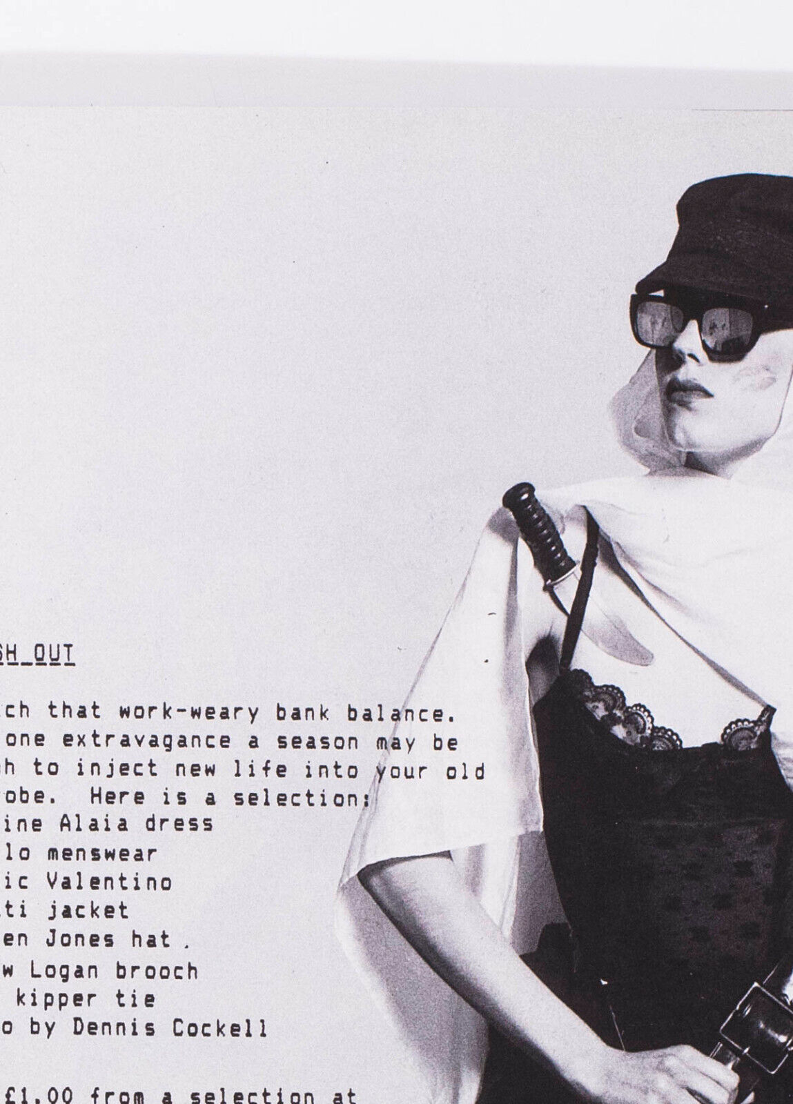 NICK Knight KAMEN Galliano LEIGH BOWERY Alaia MARIA CORNEJO Divine i-D magazine