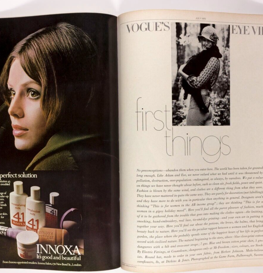 HELMUT BERGER Penelope Tree MORECOMBE & WISE Antonio Lopez INGRID BOULTING Vogue