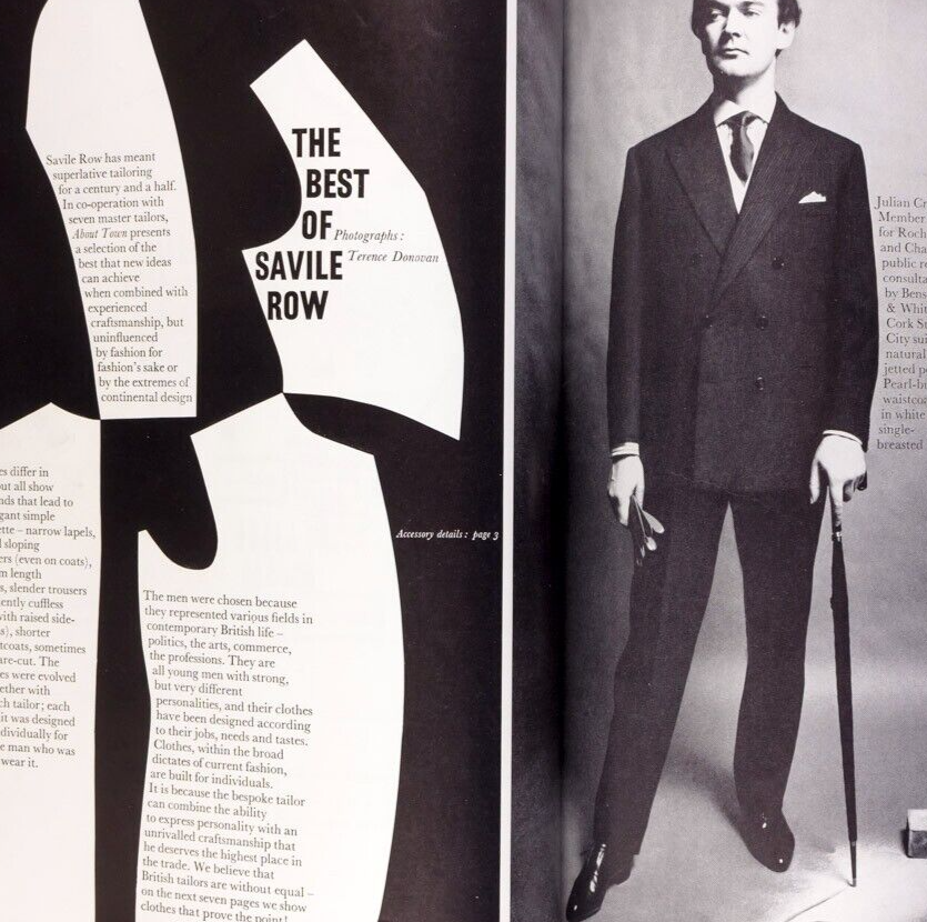 Francoise Dorleac MAGGIE SMITH Terence Donovan SYDNEY NOLAN About Town magazine