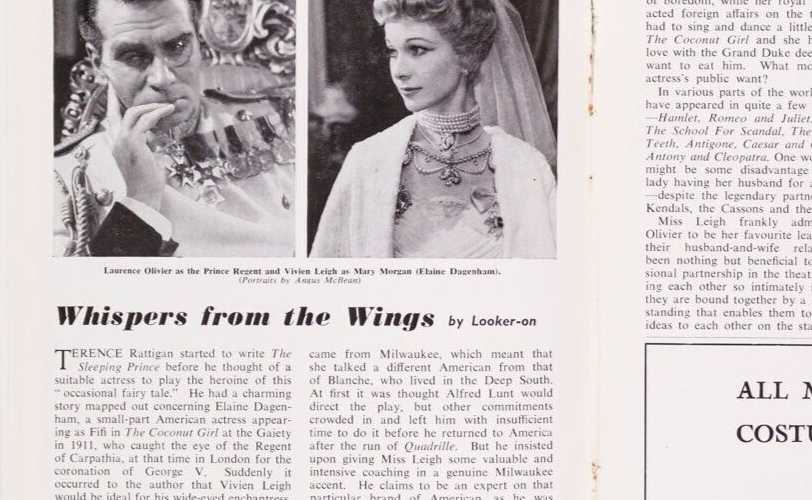Vivien Leigh LAURENCE OLIVIER Angus McBean JULIE ANDREWS  Theatre World magazine