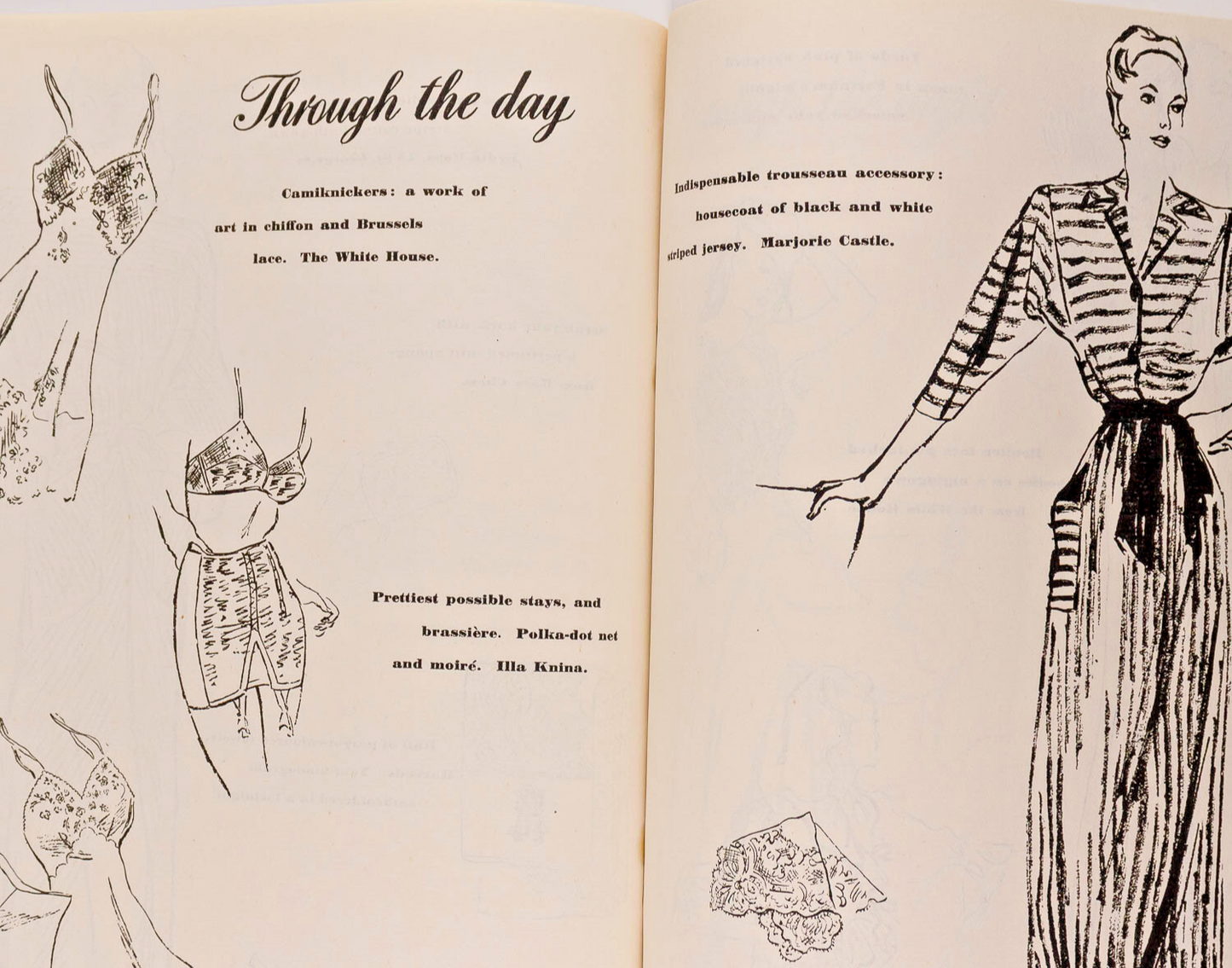 Bikini BALENCIAGA Brides PRINTS Harper's Bazaar June 1947 Louise Dahl-Wolfe VTG
