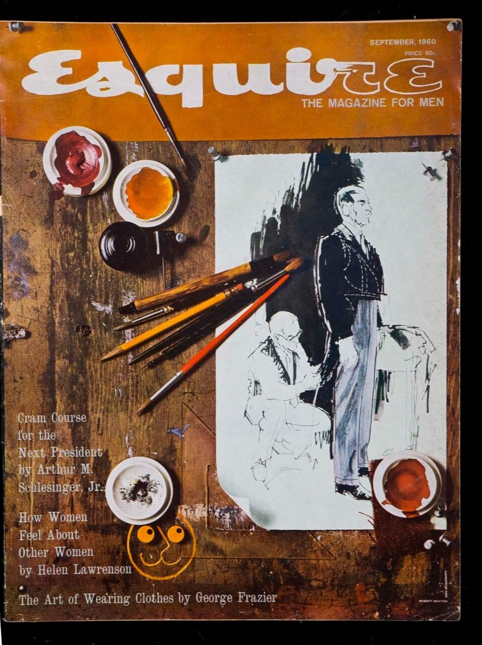 Art of Wearing Clothes GEORGE FRAZIER Esquire Sept 1960 Bubblegum War IVY LEAGUE