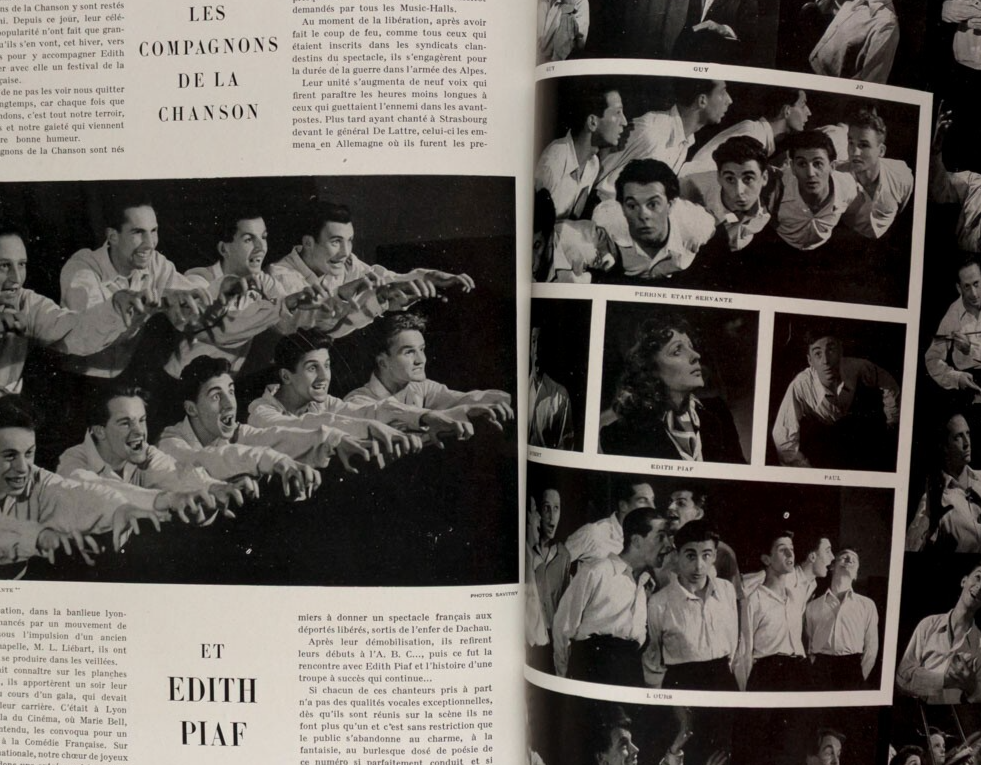 Philippe Jullian EDITH PIAF Laurence Olivier VOGUE January 1947 Balenciaga HORST