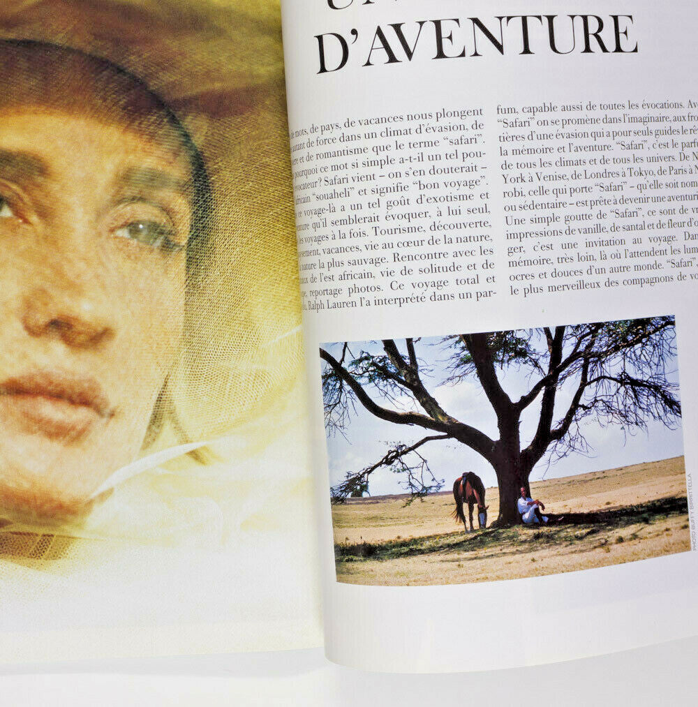 RALPH LAUREN Tatjana Patitz BRUCE WEBER Paris Vogue 1992 Hommes HOME DECORATION