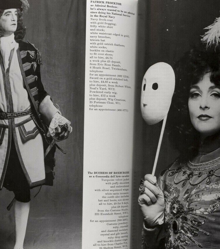 AMANDA LEAR Annie Lennox PATRICK PROCTOR Diana Cooper PAULA YATES Harper's Queen