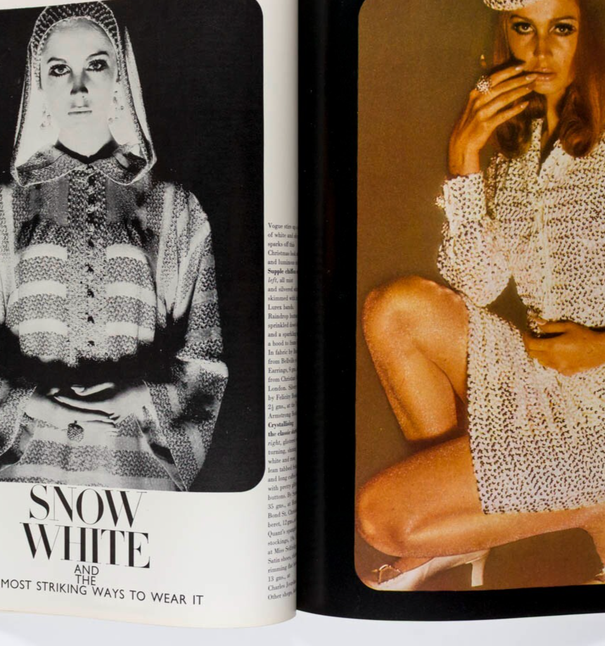 SHARON TATE Celia Hammond HELMUT NEWTON Vogue December 1966 RUSSIA Bailey VENICE