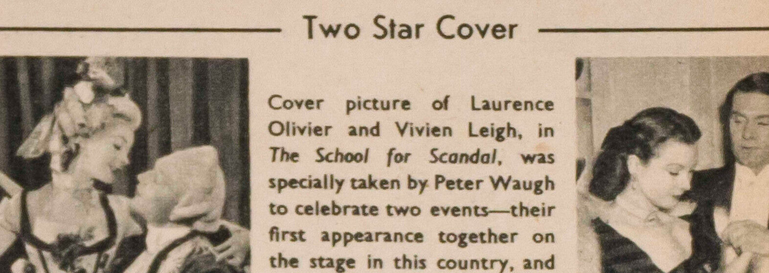 Vivien Leigh LAURENCE OLIVIER Orson Welles THIRD MAN Japan  ILLUSTRATED magazine