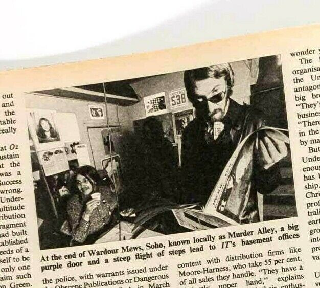 MICK FARREN Oz magazine FELIX DENNIS Frendz INK Dr Who RENE BURRI Telegraph VTG