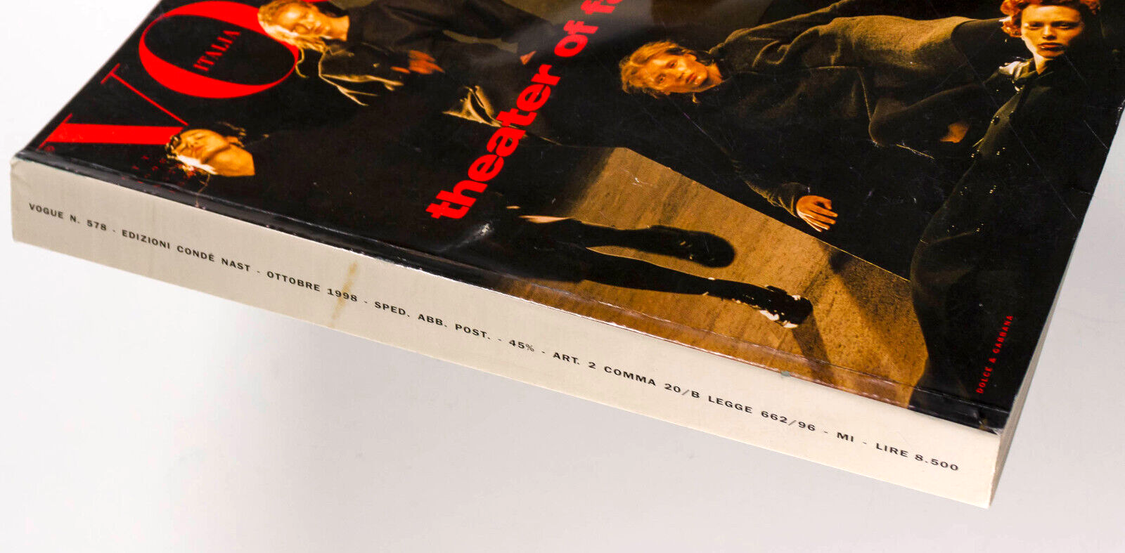 Maggie Rizer CHRISTINA RICCI Gisele VOGUE ITALY 1998 Angela Lindvall BRIGET HALL