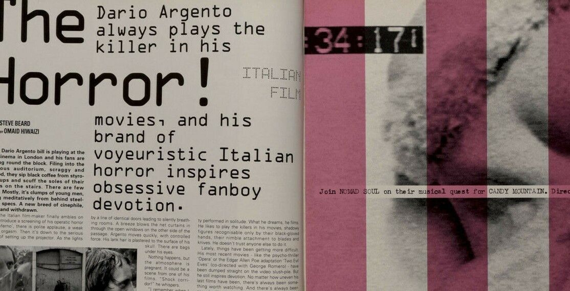 Margiela WOLFGANG TILLMANS Romeo Gigli MARIAH CAREY Dario Argento i-D MAGAZINE