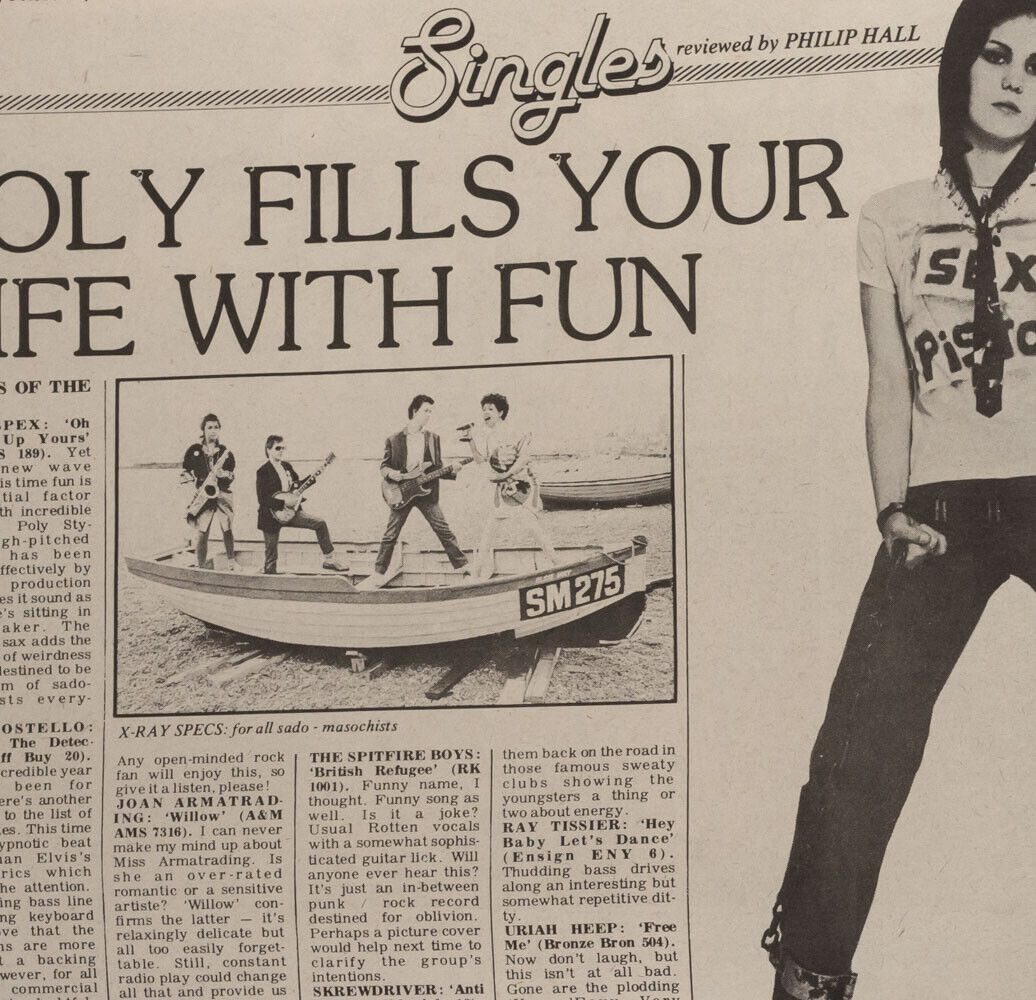 David Soul SEX PISTOLS COMIC Jamie Reid X-RAY SPEX XTC Record Mirror magazine UK
