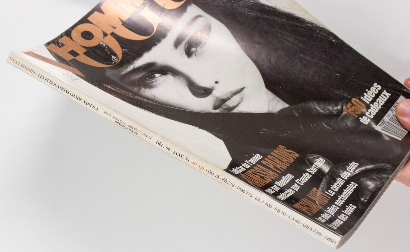 Vanessa Paradis MONDINO Thierry Le Goules VOGUE HOMMES January 1991 Adrien Brody