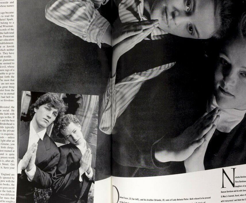 Kim Basinger HERB RITTS Pat Cash ANDY WARHOL Anthony Burgess TATLER magazine VTG