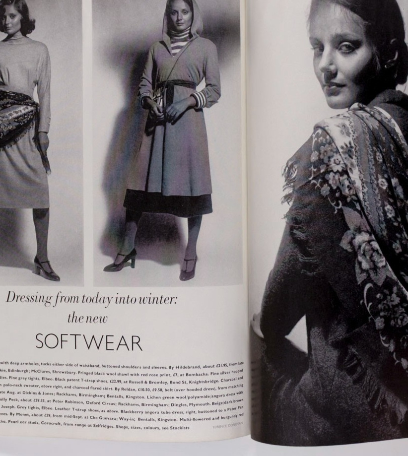 Ingrid Boulting MARIE HELVIN Paul Theroux VOGUE August 1975 50th birthday gift
