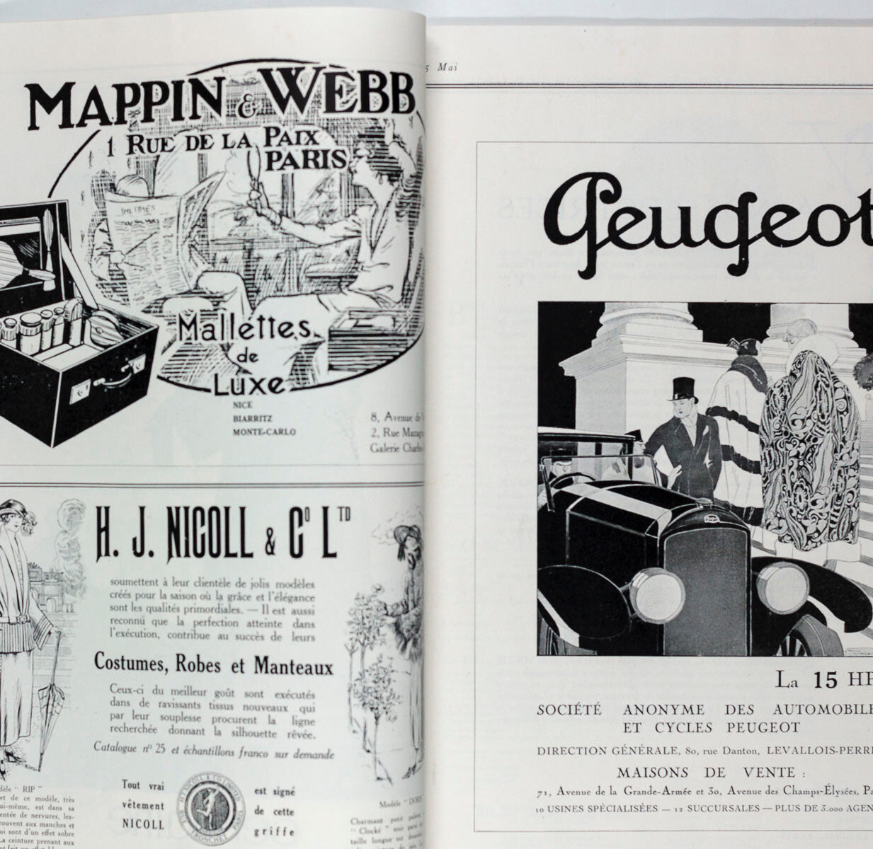 GEORGES LEPAPE Andre Marty DELAGE Maurice Goldberg VOGUE magazine May Mai 1922